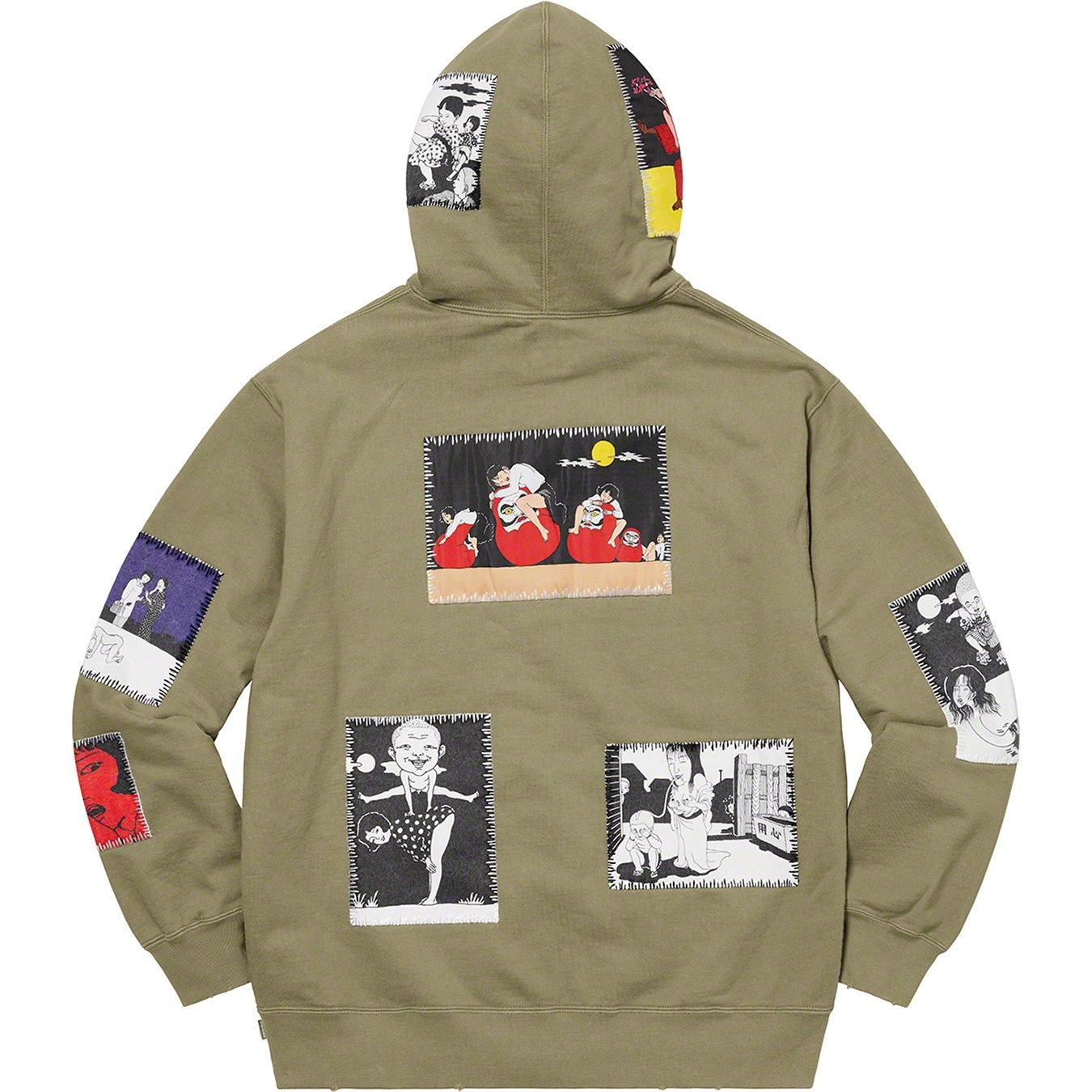 Toshio Saeki/Supreme Hooded Sweatshirt view 16